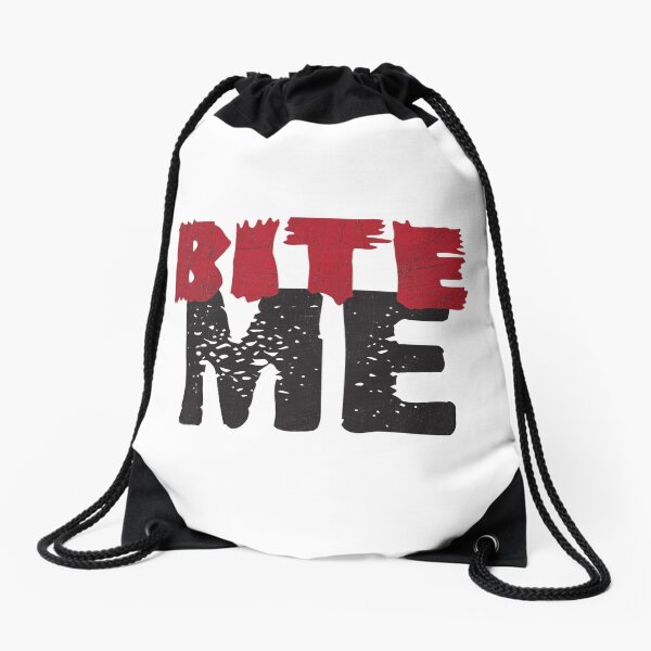 Bite Me Drawstring Bag