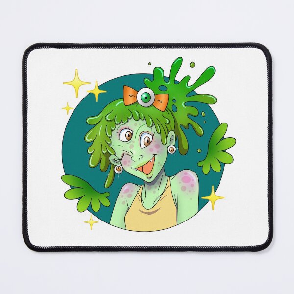 Item preview, Three Eyed Slime Monster Girl designed and sold by FizzyVee.