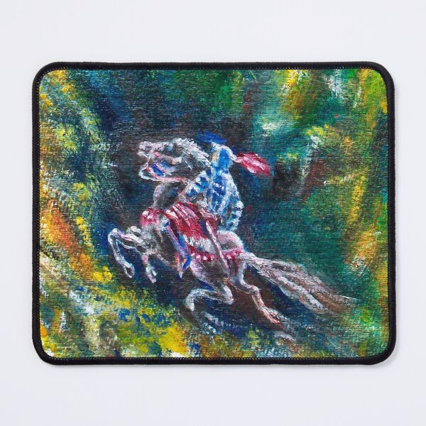 Item preview, KNIGHT LANCELOT ,HORSE RIDING IN GREEN FOREST designed and sold by BulganLumini.