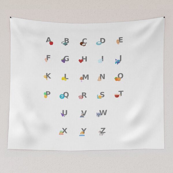 Item preview, Alphabet stickers for kids, easy to learn, cute looking designed and sold by AlinaOz.