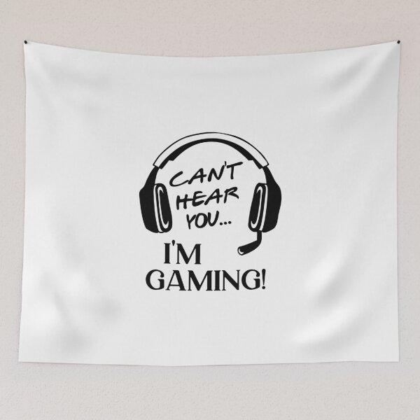 Item preview, Can't hear you... I'm gaming! designed and sold by Zexten.