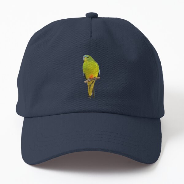 Orange-bellied Parrot 2 Dad Hat