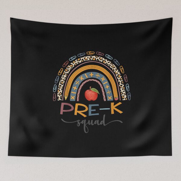 Item preview, PreK Squad Teacher Student Boho Rainbow Leopard designed and sold by sharpbell.