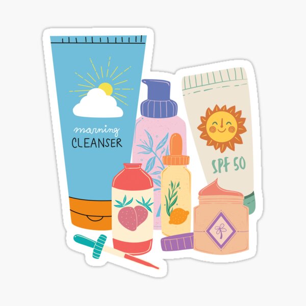The Ordinary Skincare Stickers Cute Aesthetic Waterproof 