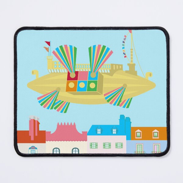Item preview, Flapping Fans Dirigible Flying Machine Flying Over City designed and sold by Anna Lemos.