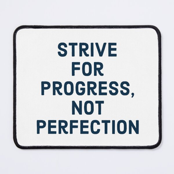 Item preview, Strive for progress, not perfection designed and sold by Inspirationmotivation.