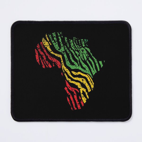 Item preview, Africa Map Reggae Afrocentric Zebra Animal Print designed and sold by Inogitna Designs.
