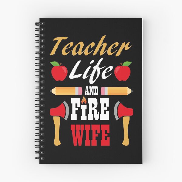 Item preview, Teacher and Firefighter Wife designed and sold by jozefds.