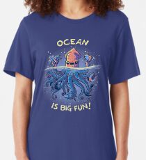 Joyful Kraken Slim Fit T-Shirt