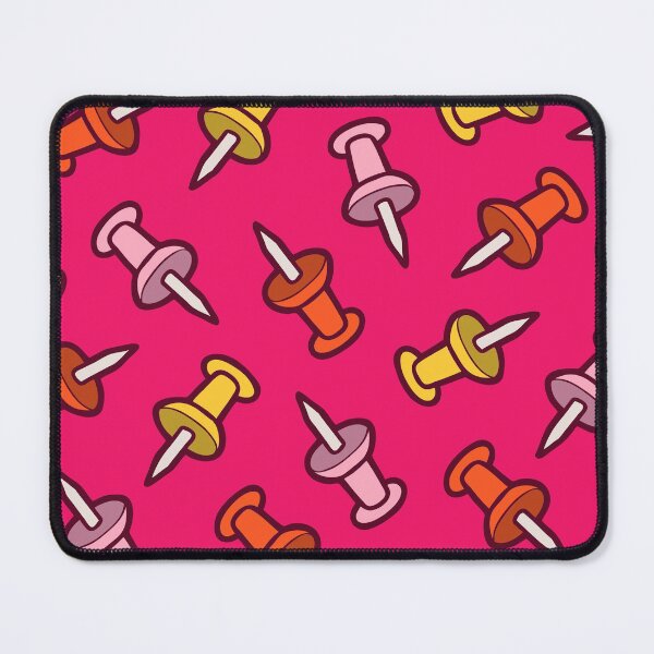 Item preview, Map Tack Pattern in Pink designed and sold by evannave.