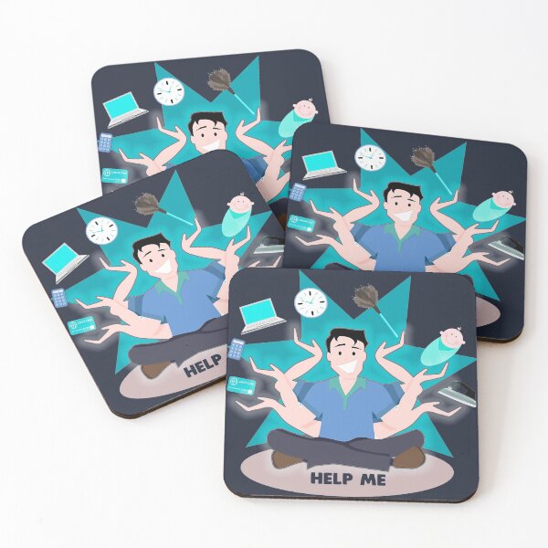 Item preview, The Young Man And The Things For A Thousand Hands Telling 'Help Me' designed and sold by Phantasmal-2-do.