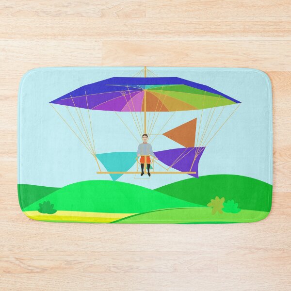Item preview, Letur Flying his Parachute-Glider Machine 1854 designed and sold by Anna Lemos.