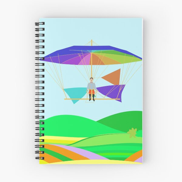 Item preview, Letur Flying his Parachute-Glider Machine 1854 designed and sold by Anna Lemos.