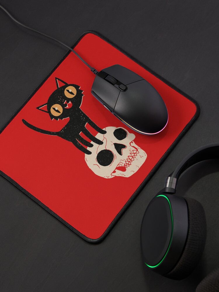 Alternate view of Look What The Cat Dragged In Mouse Pad