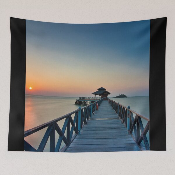 Item preview, wooden bridge designed and sold by Roshan Keenoo.