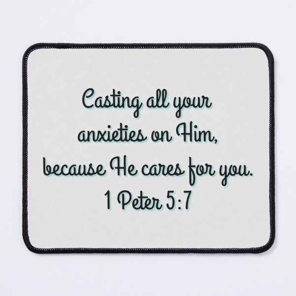 Item preview, 1 Peter 5:7 designed and sold by designbyjodyb.