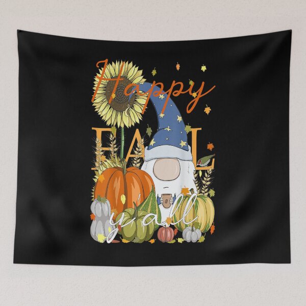 Item preview, Happy Fall Y'All Gnome Pumpkin & Coffee Lover Thanksgiving designed and sold by davidcocatch.