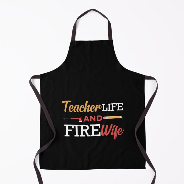 Item preview, Teacher and Firefighter Wife designed and sold by jozefds.