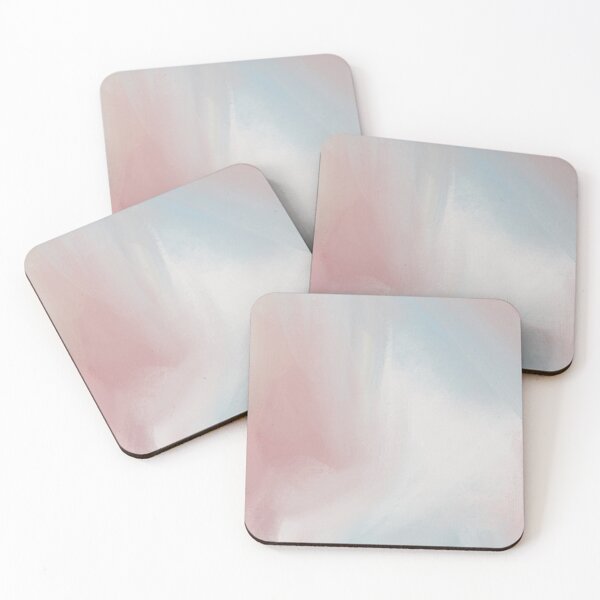 Item preview, Abstract soft pastel pink white minimal gradient  designed and sold by PrintsShopArt.