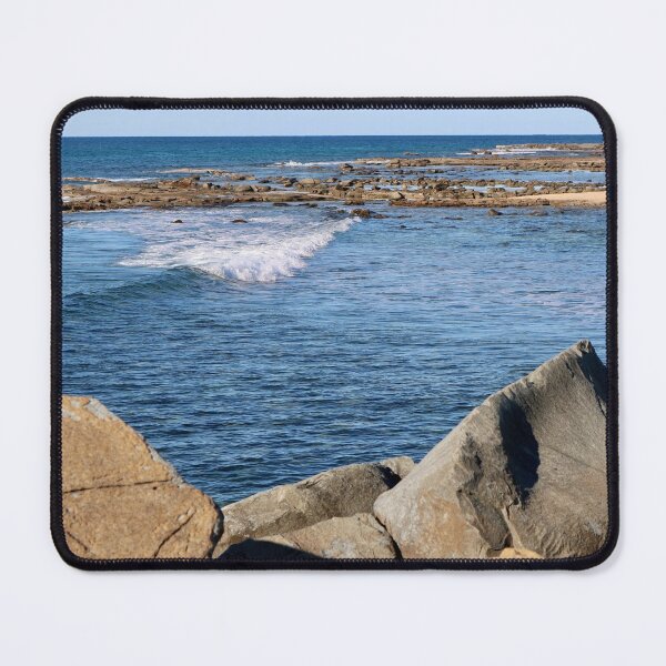 Item preview, Rocky shoreline along the beach @ Beacon Lighthouse Reserve QLD Australia designed and sold by CoffeewithAnh.