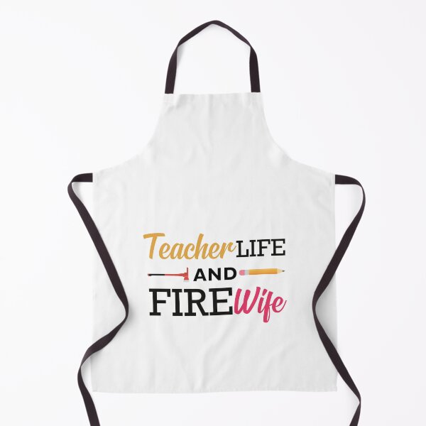 Item preview, Teacher and Firefighter Wife designed and sold by jozefds.