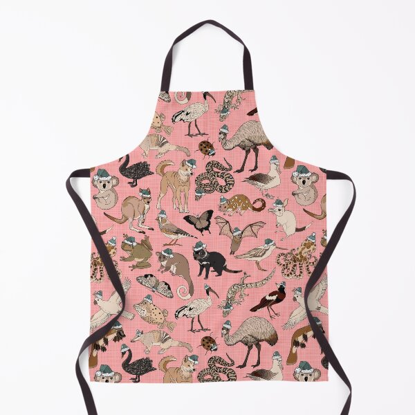 Item preview, Australian Christmas animals - pink designed and sold by Claire Bowley.