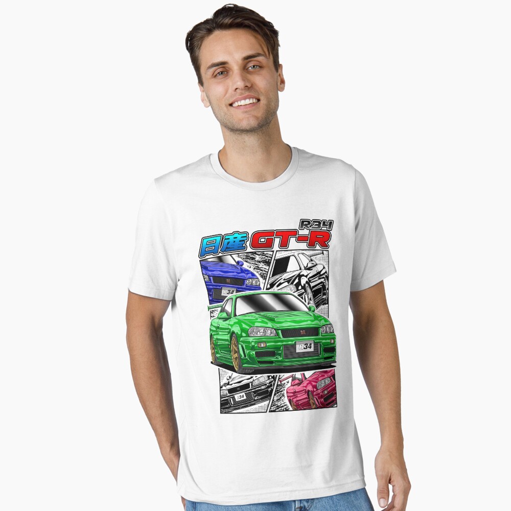 JDM Nissan Skyline GT-R R34  Poster