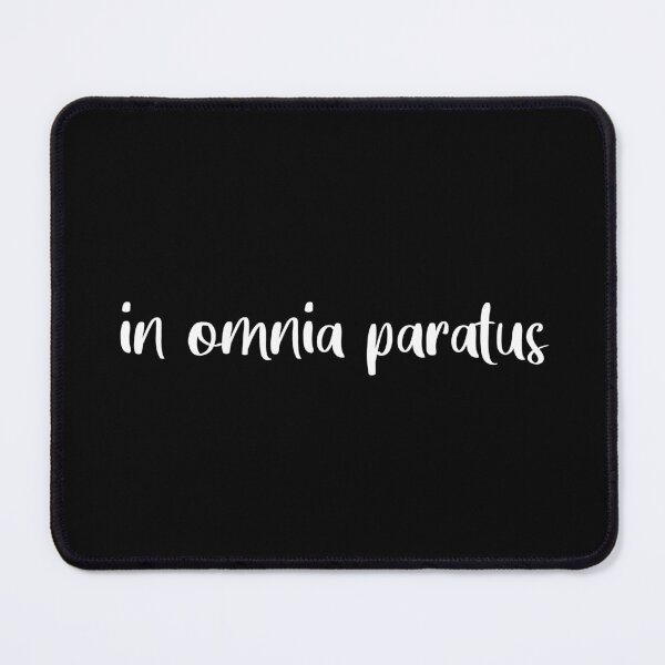 Item preview, In Omnia Paratus (Black) designed and sold by quoteedesigns.
