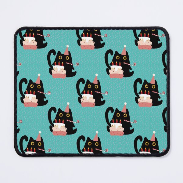 Item preview, Cat Birthday - Curious Cat Series  designed and sold by RosalieReeves.