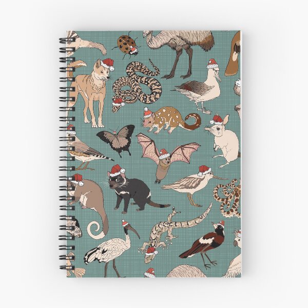 Item preview, Australian Christmas animals - green designed and sold by Claire Bowley.