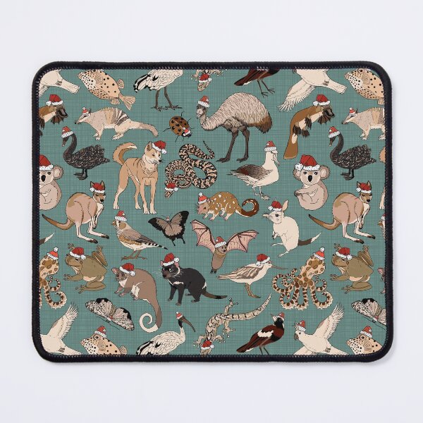 Item preview, Australian Christmas animals - green designed and sold by Claire Bowley.