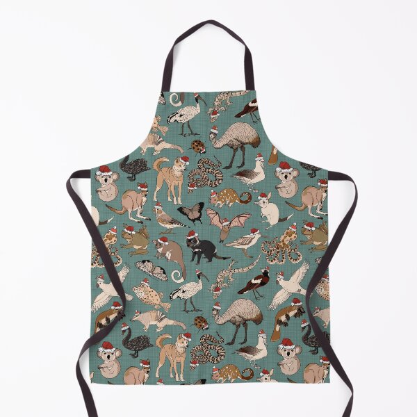 Item preview, Australian Christmas animals - green designed and sold by Claire Bowley.