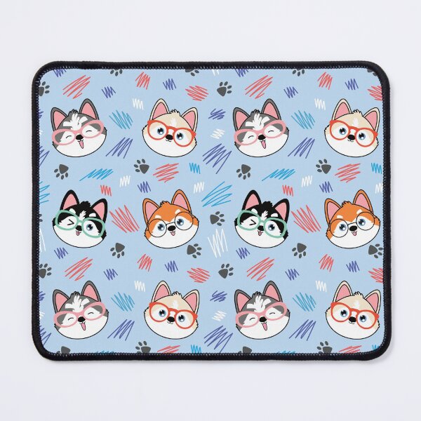 Item preview, Siberian Husky Pomsky Dogs with Glasses designed and sold by Lulupainting.