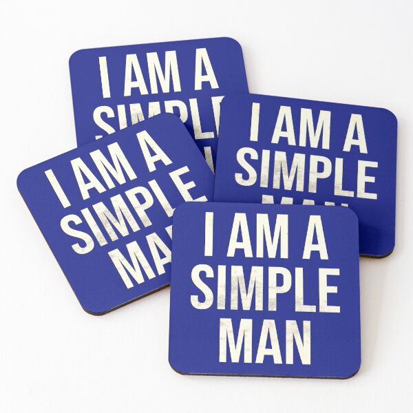 Item preview, I am A simple Man T-Shirt  designed and sold by hanlynstyle.