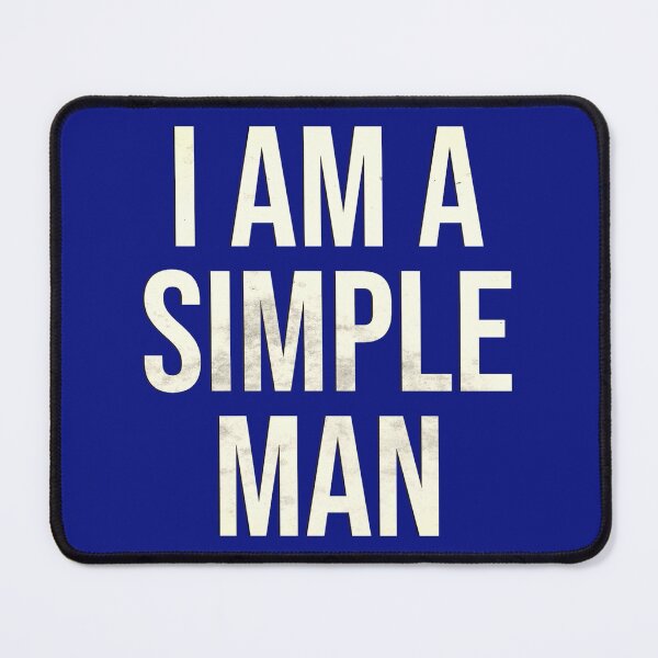Item preview, I am A simple Man T-Shirt designed and sold by hanlynstyle.