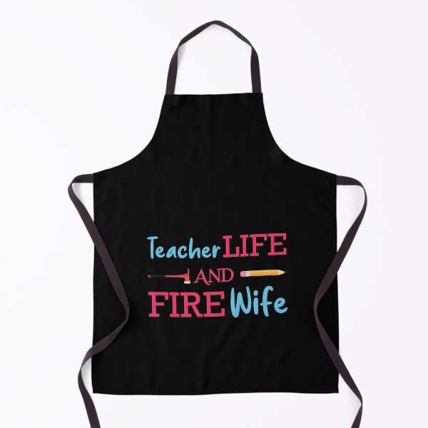 Item preview, Teacher and Firefighter Wife designed and sold by jozefds.