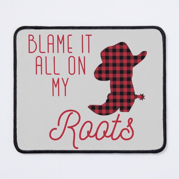 Item preview, Blame it on my roots in red designed and sold by designbyjodyb.