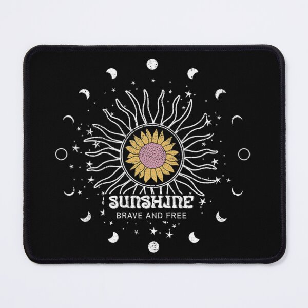 Celestial Sun and Moon Phases Mouse Pad
