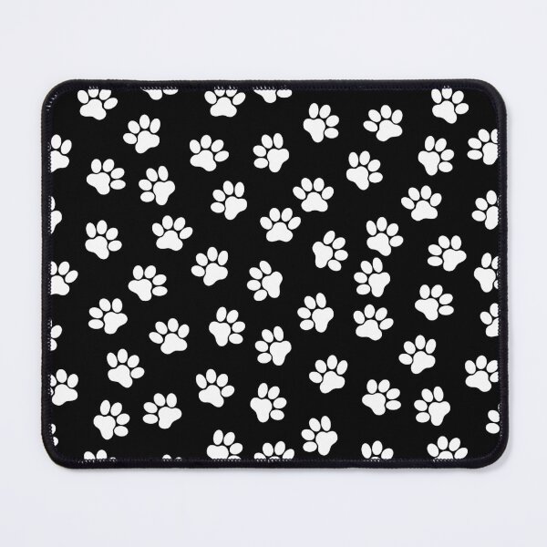 Item preview, Huellas de pata de perro o gato en blanco y negro designed and sold by Primroaddesigns.