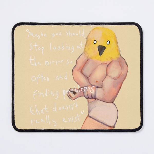 Item preview, slightly menacing musclely bird designed and sold by sokamenart.