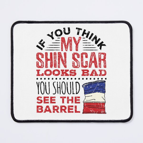 Item preview, Funny Barrel Racing Shin Scar designed and sold by jaygo.