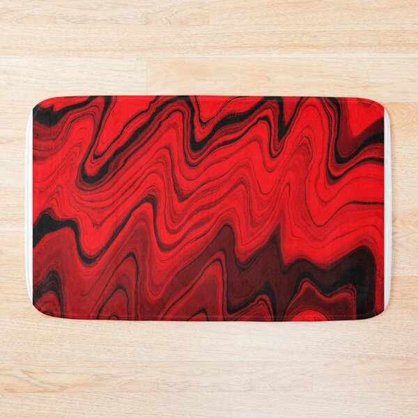 Artikelvorschau, Liquid Marble Abstract Black And Red Psychedelic entworfen und verkauft von fashopera.