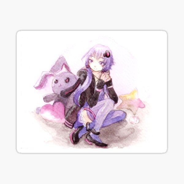 Yukari Yuzuki watercolor Sticker