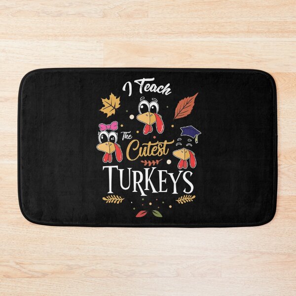 Item preview, I Teach The Cutest Turkeys, Funny Thanksgiving Teacher Gift designed and sold by JUSTBEELEGANT.