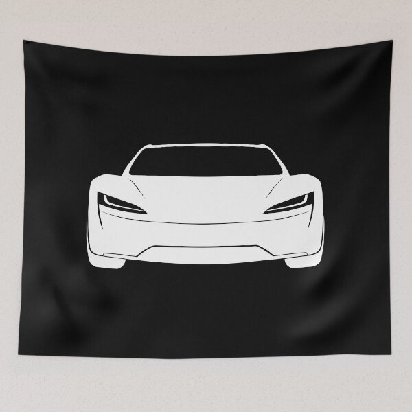 Item preview, Tesla Roadster T-shirt designed and sold by CyberLable.