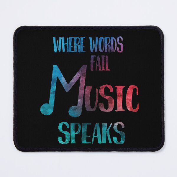 Item preview, Music Speaks Quote designed and sold by Primroaddesigns.