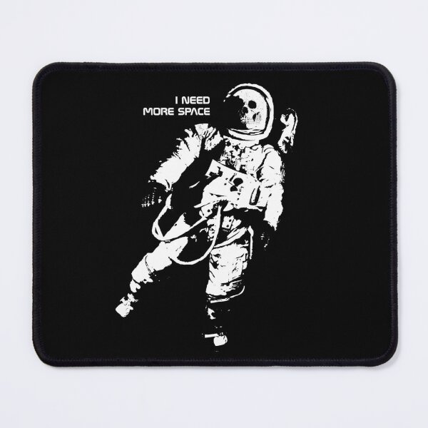 Item preview, I Need More Space Skull Astronaut designed and sold by blueveins.