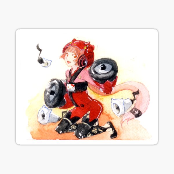 Nekomura Iroha Watercolor Sticker