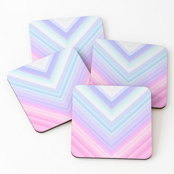 Item preview, PASTEL RAINBOW PINKS, PURPLE, BLUE/ THE MIND IS USELESS WHEN THE EYES ARE BLIND designed and sold by wildwhimsical.