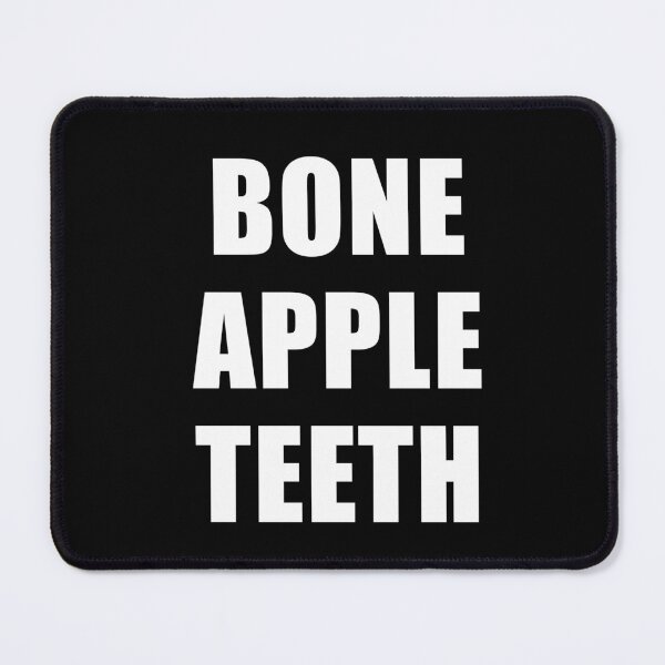 Item preview, Bone Apple Teeth (Black) designed and sold by quoteedesigns.